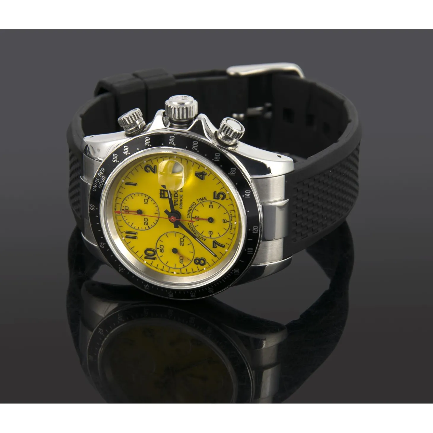 TUDOR Prince date chronograph acero automático 40mm