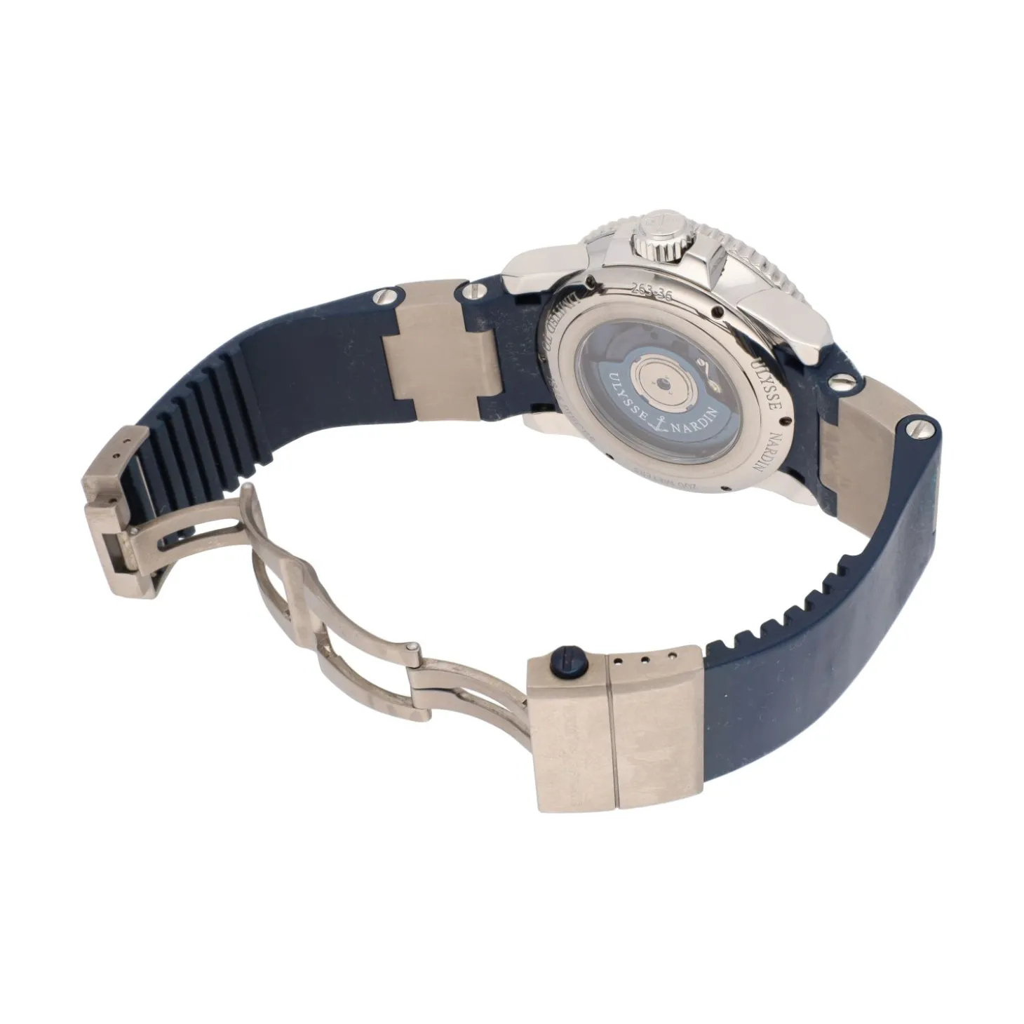 ULYSSE NARDIN Maxi marine blue surf diver acero 43mm.