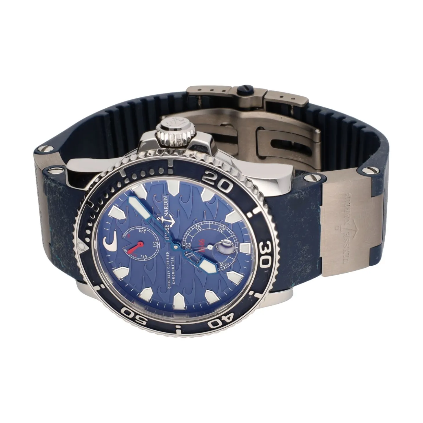 ULYSSE NARDIN Maxi marine blue surf diver acero 43mm.