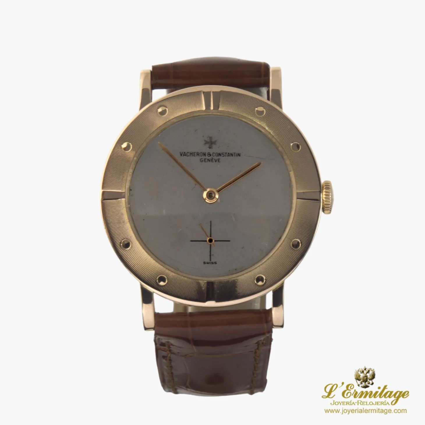 VACHERON CONSTANTIN Classic oro rosa cuerda manual caballero 34mm