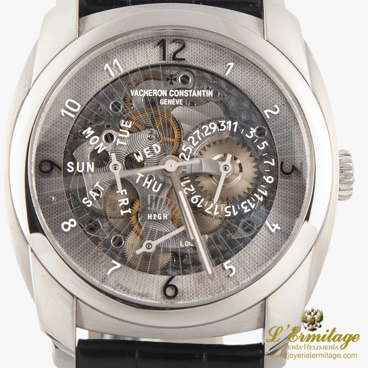 VACHERON CONSTANTIN Quai de l'ile calendario perpetuo paladio 41mm.