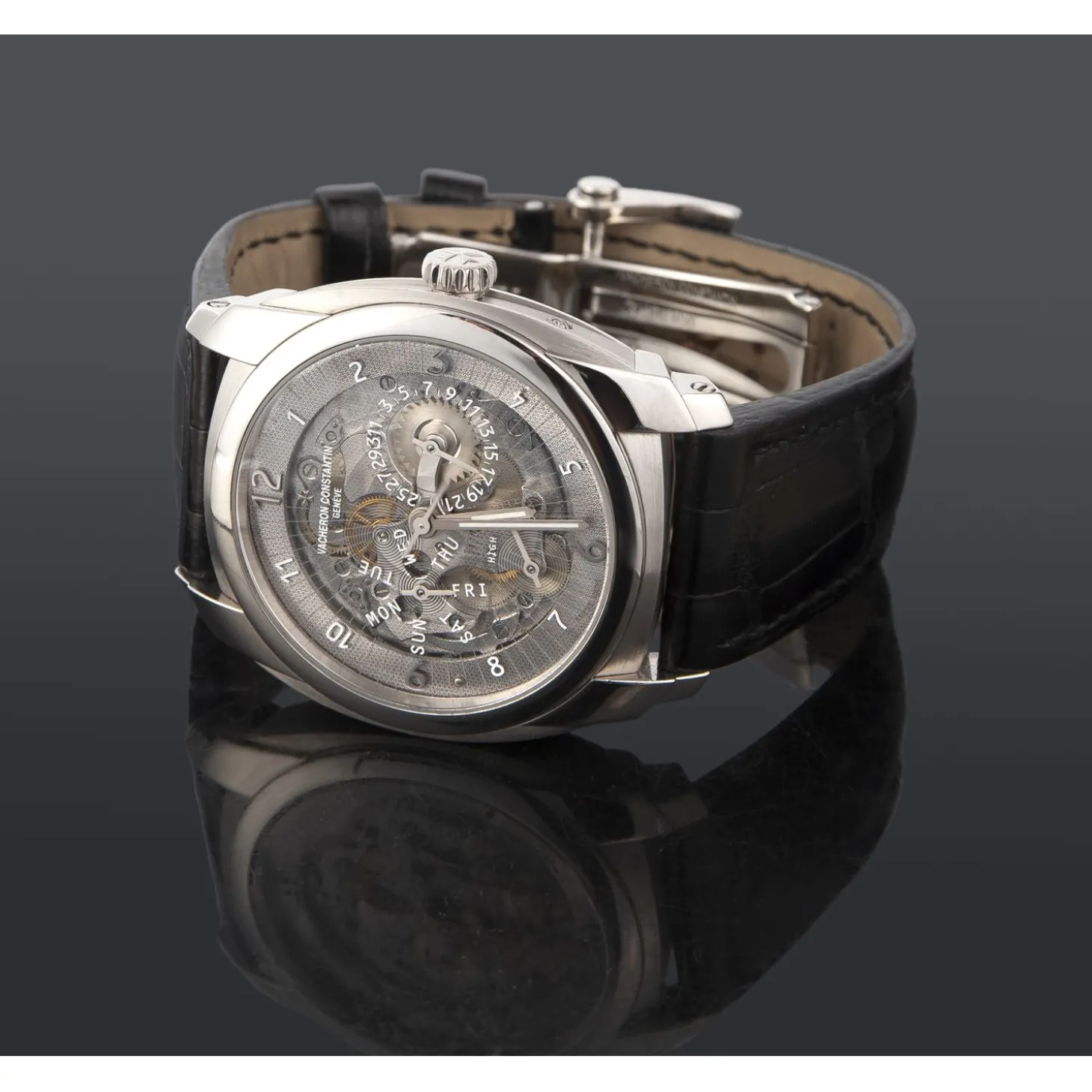 VACHERON CONSTANTIN Quai de l'ile calendario perpetuo paladio 41mm.