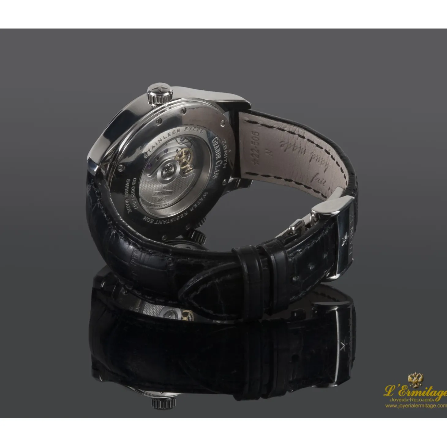 ZENITH Grande class elite traveller multicity acero automatico caballero