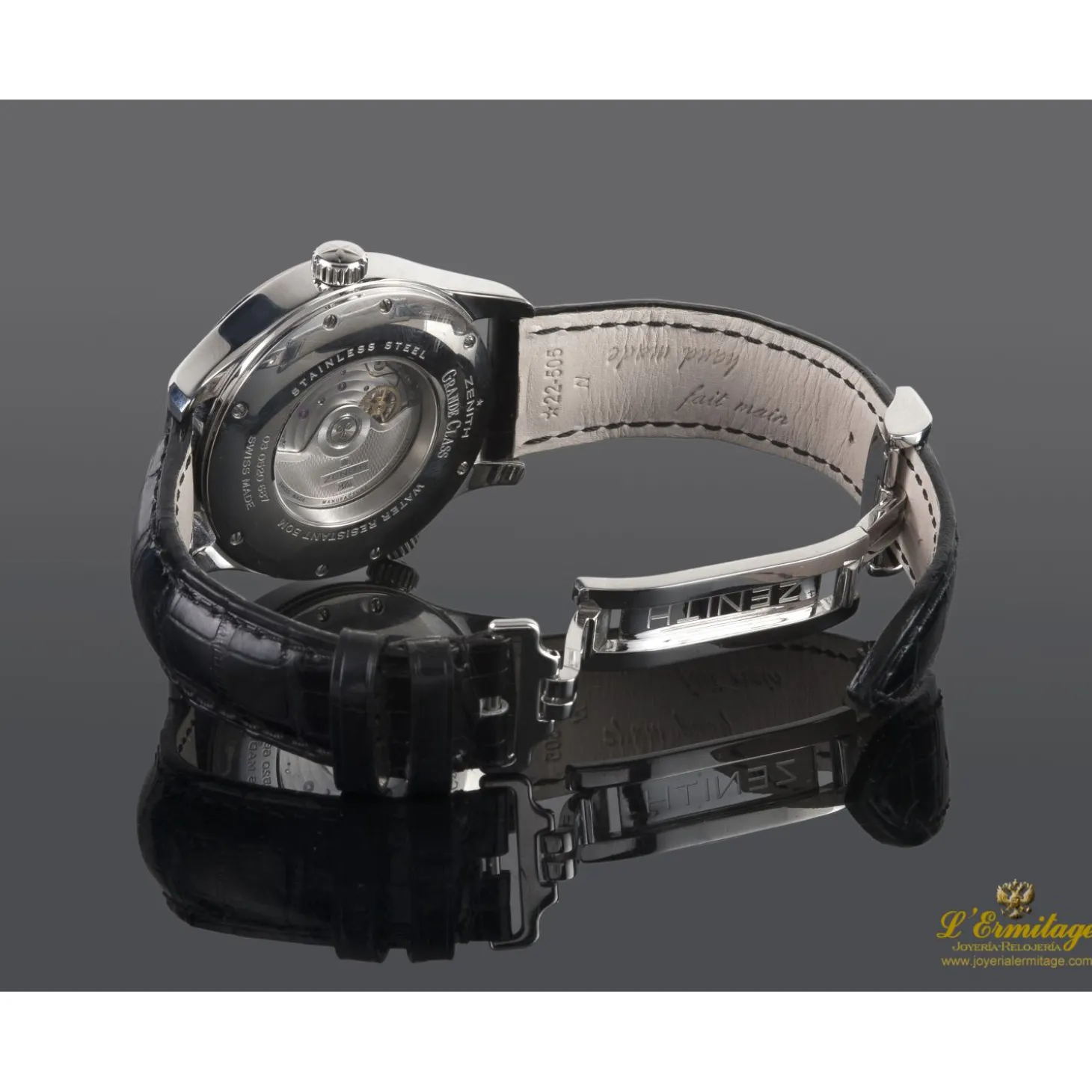 ZENITH Grande class elite traveller multicity acero automatico caballero